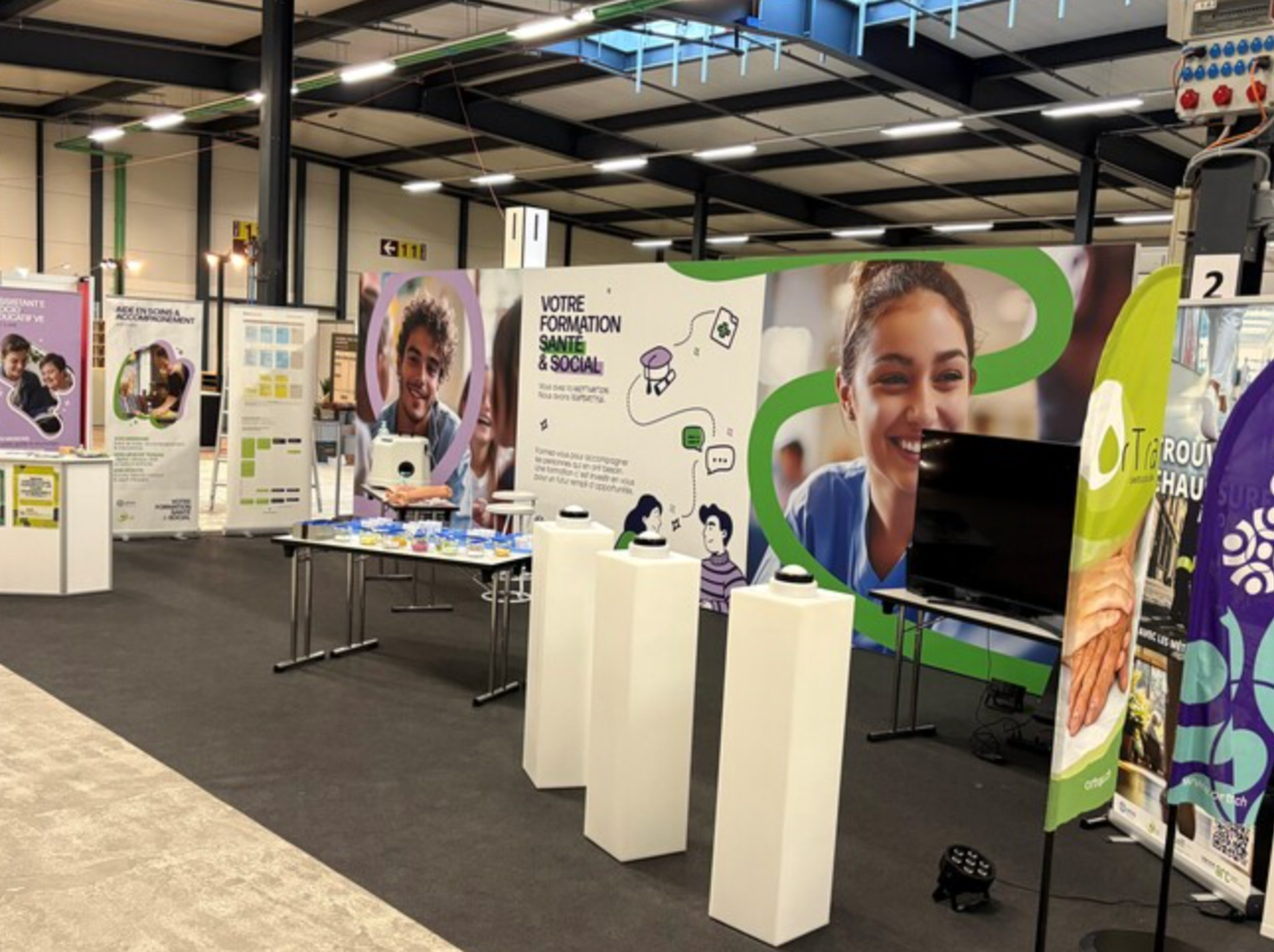 Stand OrTra au salon interjurassien de la formation professionnelle